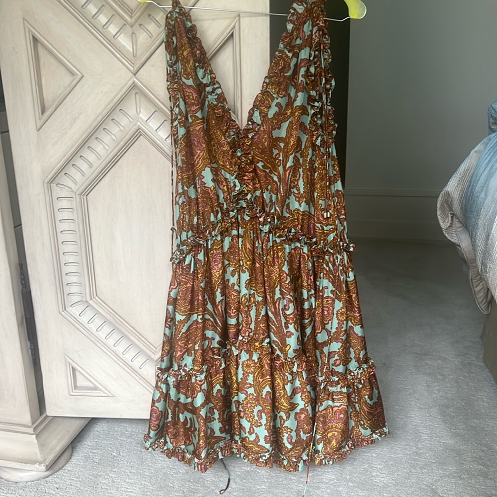 Beautiful silk multi color Zimmermann dress. Austrian size 0